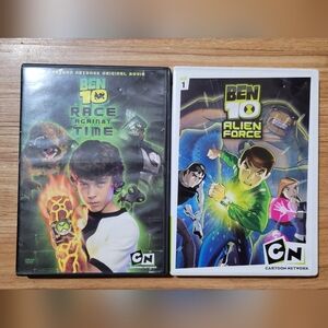 Ben 10 Alien Force/Race Against Time Cartoon Network 2 Pack DVD Bundle